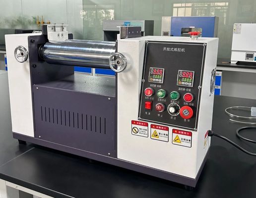 satın al Güvenilir Kalite Geniş Çalışma Kapasiteli Kauçuk Rafine Değirmeni, SUS304 Paslanmaz Çelik Hazne ve Manuel Kontrol ile online manufacture