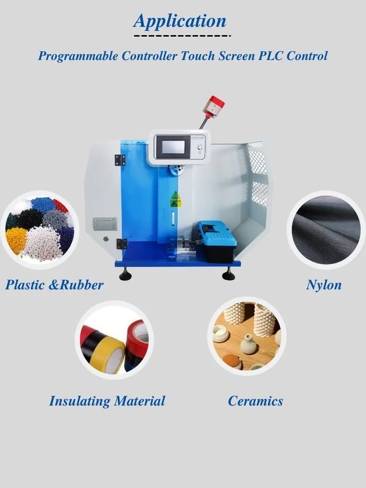 Plastik ve kauçuk için Endüstriyel Dijital Çarpık Etki Test Makinesi 0
