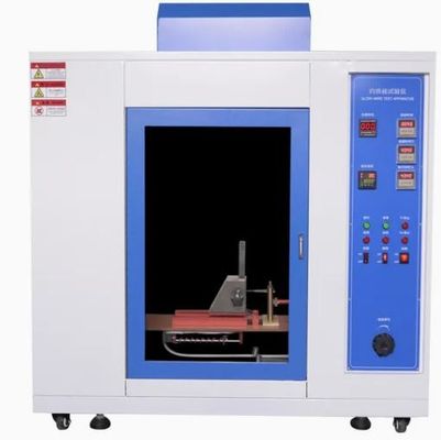 Tuş basma lastik test odası parlak tel yanma dikey yanıcılık tester